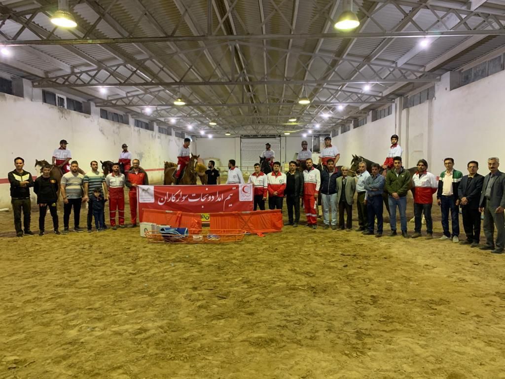 همایش امداد و نجات با اسب در استان سمنان برگزار شد